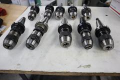 CAT40 Tool Holders (10pcs) with Jacobs and Other 1/2" Keyless Drill Chucks