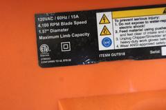 SuperHandy GUT018 Electric Wood Chipper, Portable - Single Phase