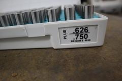Vermont Pin Gage Set .501" - .625"+, and Meyer Pin Gage Set .626" - .750" +, in Plastic Cases