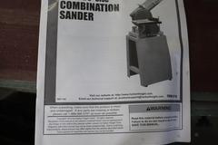 Central Machinery Combination Belt | Disc Sander Grinder, 6" Belt, 9" Disc, Metal Base, Single Phase