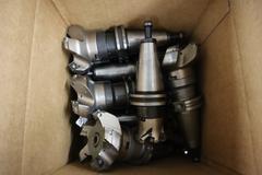 CAT40 Tool Holders with Korloy and Mistubishi Inserted Shell Mills (10pcs)