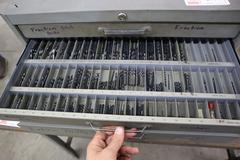 Huot Large 4 Drawer Cabinet of Extra Drills