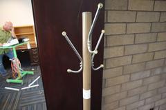 Steel 3 Place Floor Standing Coat Rack