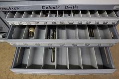 Huot Cobalt Drill Indexes (3pcs), Letter, Number, Fractional with Contents of Drills