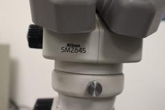 Nikon SMZ645 Stereo Zoom Microscope with Light Ring, .8-5X Zoom, 10X Eyepiece Lenses