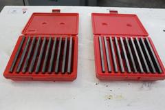 1/8" Vise Parallels for 6" Machine Vises (2) Sets of 10 Pairs: 1/2" - 1-5/8"
