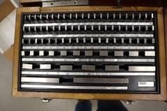 Gage Block .050" - 4" (3 Sets), Mostly Complete with Gage Block Vises