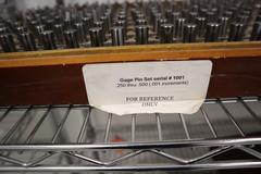 Gage Pin Sets (2), (1) Set .250" - .500" in .001" Increments, (1) Set .2515" - .5005" in .001" Increments