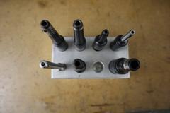 Small Extension Shank Holders in Rack