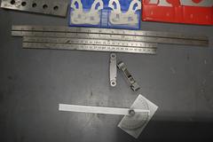 Radius Gage Sets (2) , Rulers, Folding Thread Gages, Thread Measuring Wires, Protractor