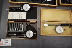 Dial Bore Indicators (6pcs), (1) Mitutoyo .7-1.4", (1) Mitutoyo .4-.7", (1) Mitutoyo .24-.4", (3) China Brand