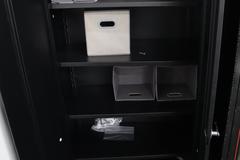2 Door Metal Storage Cabinet, Locking with 4 Adjustable Shelves