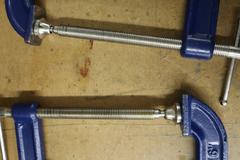 Kant Twist Clamps (4pcs) 2", (2) 6" Irwin C-Clamps, (1) 4" C-Clamp
