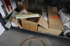 Surplus Materials: Aluminum Plate, Steel Bars, Aluminum Block and More - On Adjustable HD Shelving Unit - Shelving Included