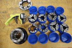 Royal Quick-Grip 52 Collet System w Collet Nose, Collets and Royal Collet Change Gun