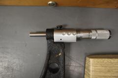 JT Slocomb 6-12" Micrometer with Accessories in Wood Case