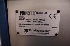 PemSerter Model LT4 Pneumatic Hardware Press on Metal Stand