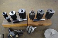 Sierra American Small Slitting Saw Arbor Sets (2), and Assorted Fly Cutters, Straight Shanks