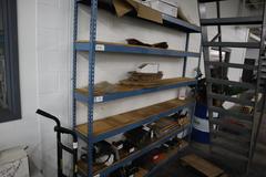 Metal Adjustable 6 Shelf Tear Drop Style Rack Unit ***Contents Not Included***
