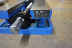 Kurt DX6 6" Machine Vise with Hard Jaws and Handle