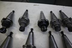 Cat 40 Taper Tool Holders, (10) ER16 Collet Holders