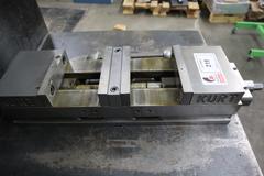 Kurt DL-600 6" Double Lock Machine Vise with Hard Jaws and Handle