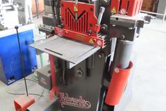 Edwards 50 Ton Hydraulic Iron Worker, Coper/Notcher, Flat Shear, Angle Shear, Single Phase