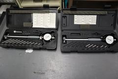 Mitutoyo Dial Bore Guage Sets (1) 1.4" - 2.4", (1) 2" - 4", In Plastic Cases