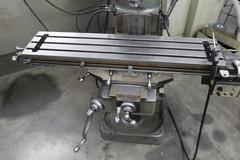 Bridgeport Vertical Mill with Acer Electronic Variable Speed Head, 0=4,500 RPM, 2 Axis DRO, Power Table Feed
