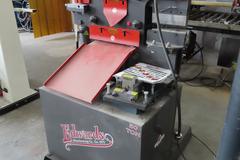 Edwards 50 Ton Hydraulic Iron Worker, Coper/Notcher, Flat Shear, Angle Shear, Single Phase