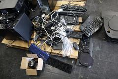 Pallet of Dell Computer Towers, Keyboards, Mice and More