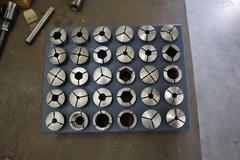 5C Collets with Metal Divider Rack