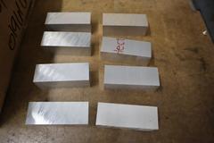 T6061 Aluminum Blanks, Approx 150 pcs Cut Size 3.5" x 1.5" x 1..25"