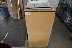 Teardrop Style Racking (1) Section with Contents of Mostly Aluminum Fixture Plates with Steel Hardware