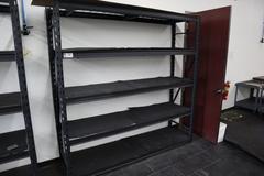 Notch Style Racking with 5 Adjustable Shelves