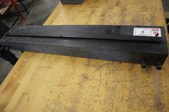Precision Granite with Steel Straight Edge 35" x 6" x 3" Granite