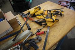 Hand Tools, Various, Saws, Plumb Bobs, Clamps, Pliers, Screw Drivers and More
