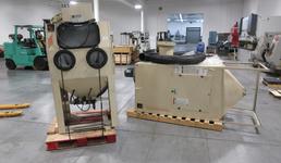 Empire Pro-Finish 2636 Abrasive Air Blast Cabinet with DCM-200 Standing Reclaim Unit