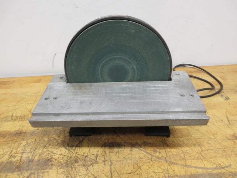 Grizzly Industrial G7297, 12" Bench Top Disk Sander with 45 Degree Adjustable Work Table