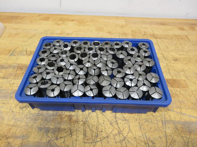 Hardinge 5C Collets (50+ pcs), Various Diameters and Shapes