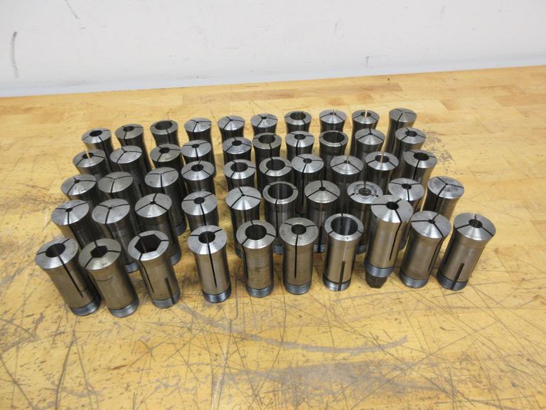 Hardinge 5C Collets (50pcs), Assorted Types, Round, Hex, Emergency