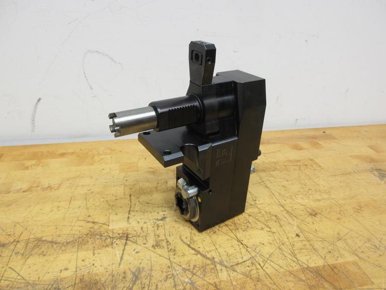 Heimatec 8 019 46 165, VDI40 Drive Lathe Radial Live Tool, Double Sided ER32 Collet with Coolant Nozzles ***Appears New***