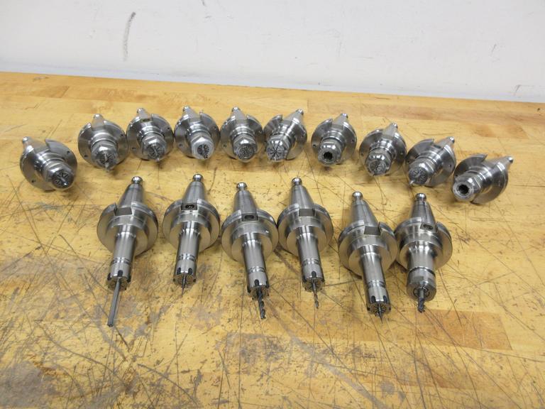 Pioneer CAT40 (16pcs) ER20 & 16 Collet Tool Holders, (10) ER20's, (6) ER16's