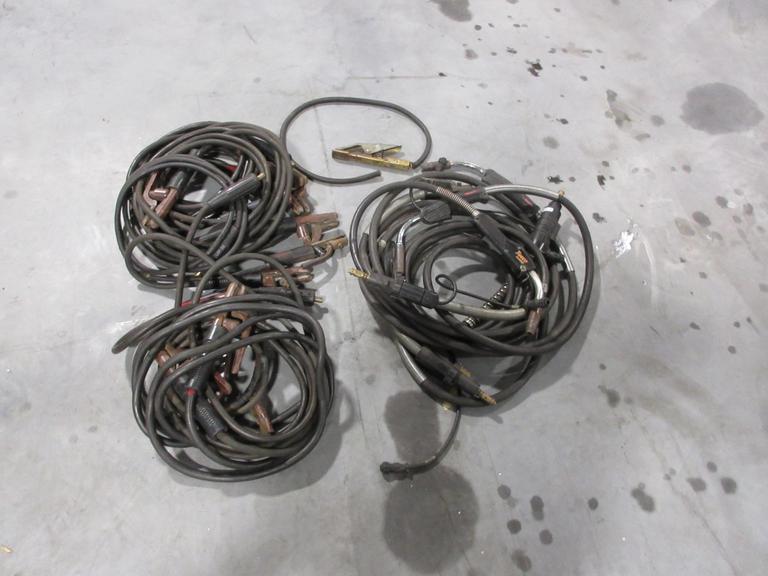 Lincoln Spare Stick Electrode Holders with Cables and Wire Feed Welding Torches with Connector Cables