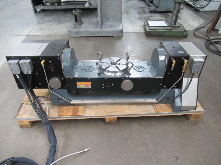 Haas TR-210 Trunnion Type 2-Axis Rotary Table 8.25" Diameter Platen, Sigma-5 Brushless Servo Motors