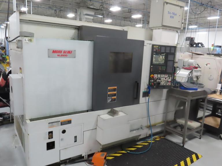 Mori Seiki NL2500MC/700 CNC Turning Center, MSX-850 CNC Control, Live Milling Capability, Tool Setter, Parts Catcher, Hi Pressure Coolant
