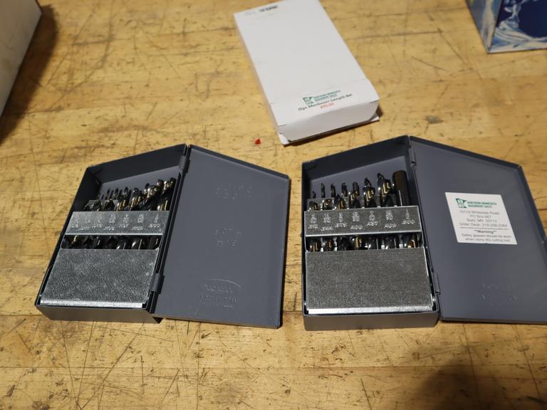 Huot 1/16-1/2" by 1/32nds Drill Indexes with Drills, (2) Sets New In Packages
