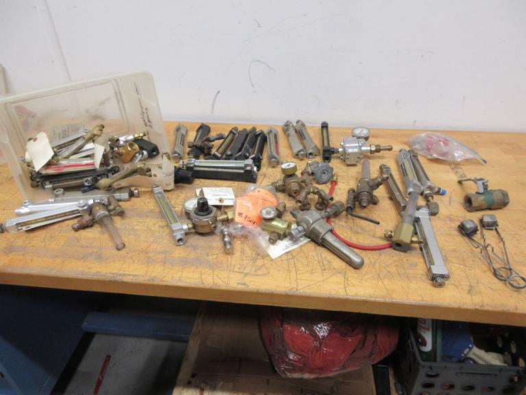 Gas Flow Regulator Parts, Some New Mostly Used