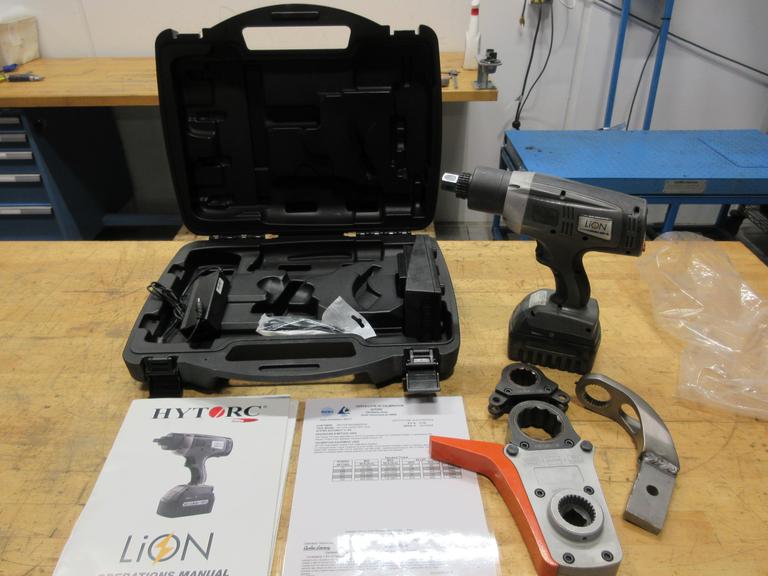 Hytorc Lion-.7, Cordless 18V Brushless 3/4" Drive, Electric Torque Gun, In Plastic Carry Case with Accessories