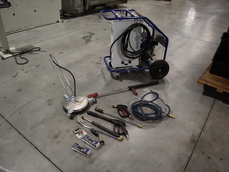Powerhorse Hot Water Pressure Washer with Propane Burner, 3600 PSI, 2.6 GPM, with Accessories